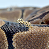 Gold Serpent Studs