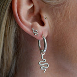 Silver Serpent Studs