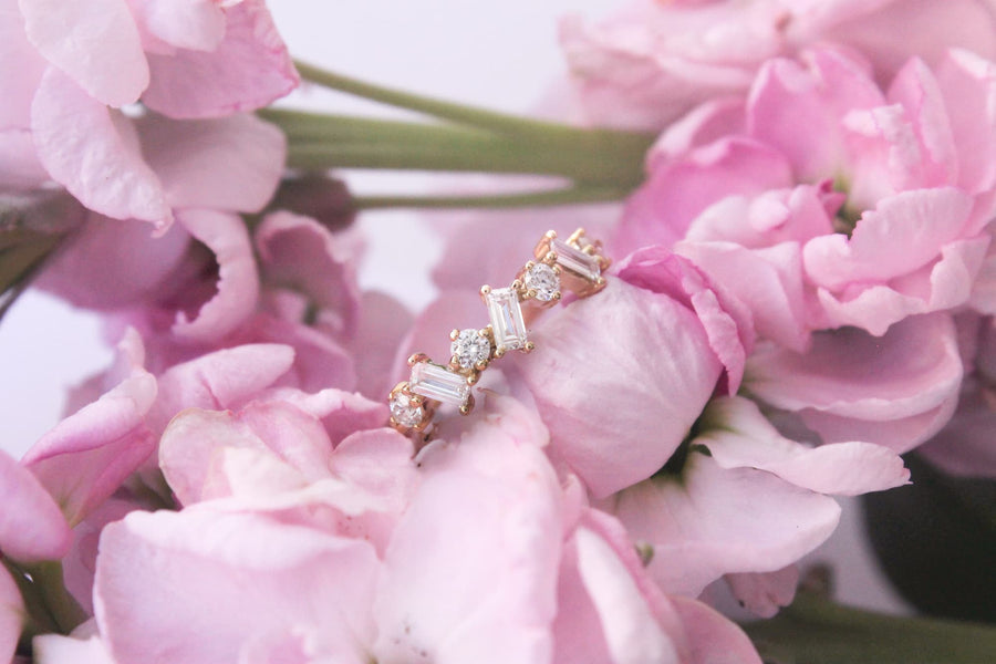 Sweet Thorn Diamond Wedding Ring