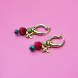 Tiny Bee Hoop Charm
