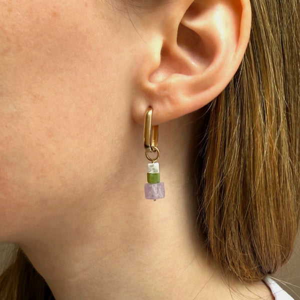 Karoo Cubes Hoop Charm