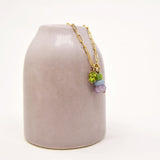 Veld Blom Hoop Charm