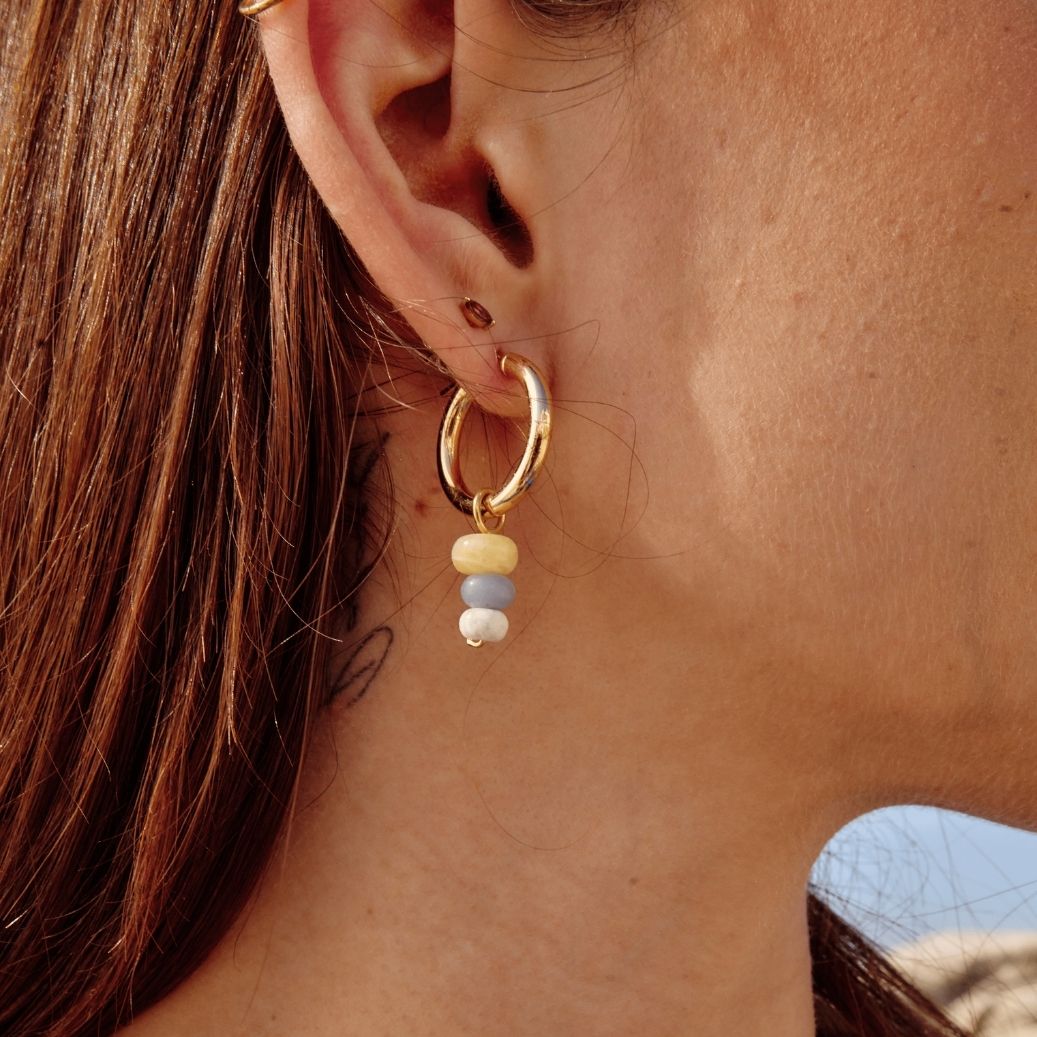 Stack Hoop Baby Bushbaby Stack Hoop Charm – Anna Rosholt Jewellery
