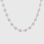Chunkey Silver chain on a light gray background