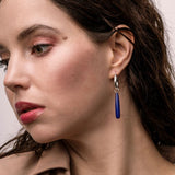 Lazuli Drop Hoop Charm
