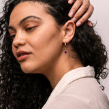 Amethyst Juicy Gem Hoop Charm