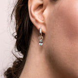 Sky Blue Topaz Juicy Gem Hoop Charm