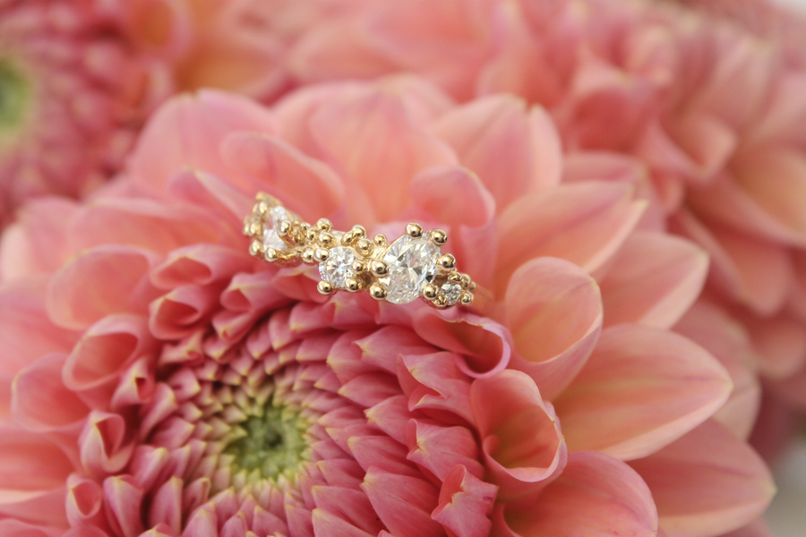 Untamed Diamond Wedding Ring