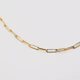 9ct Gold Paperclip Chain