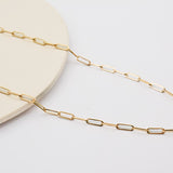 9ct Gold Paperclip Chain