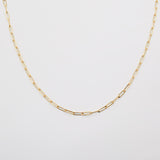 9ct Gold Paperclip Chain