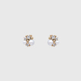 Pearly cluster studs