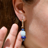 Atlantic Blues Hoop Charm