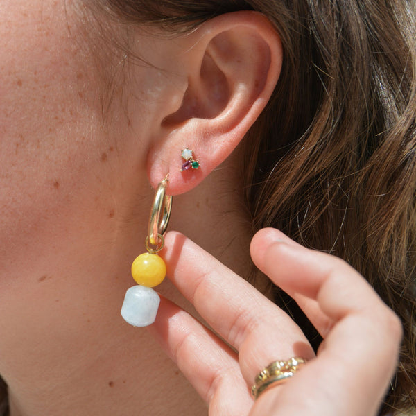 Saltwater Citrus Hoop Charm
