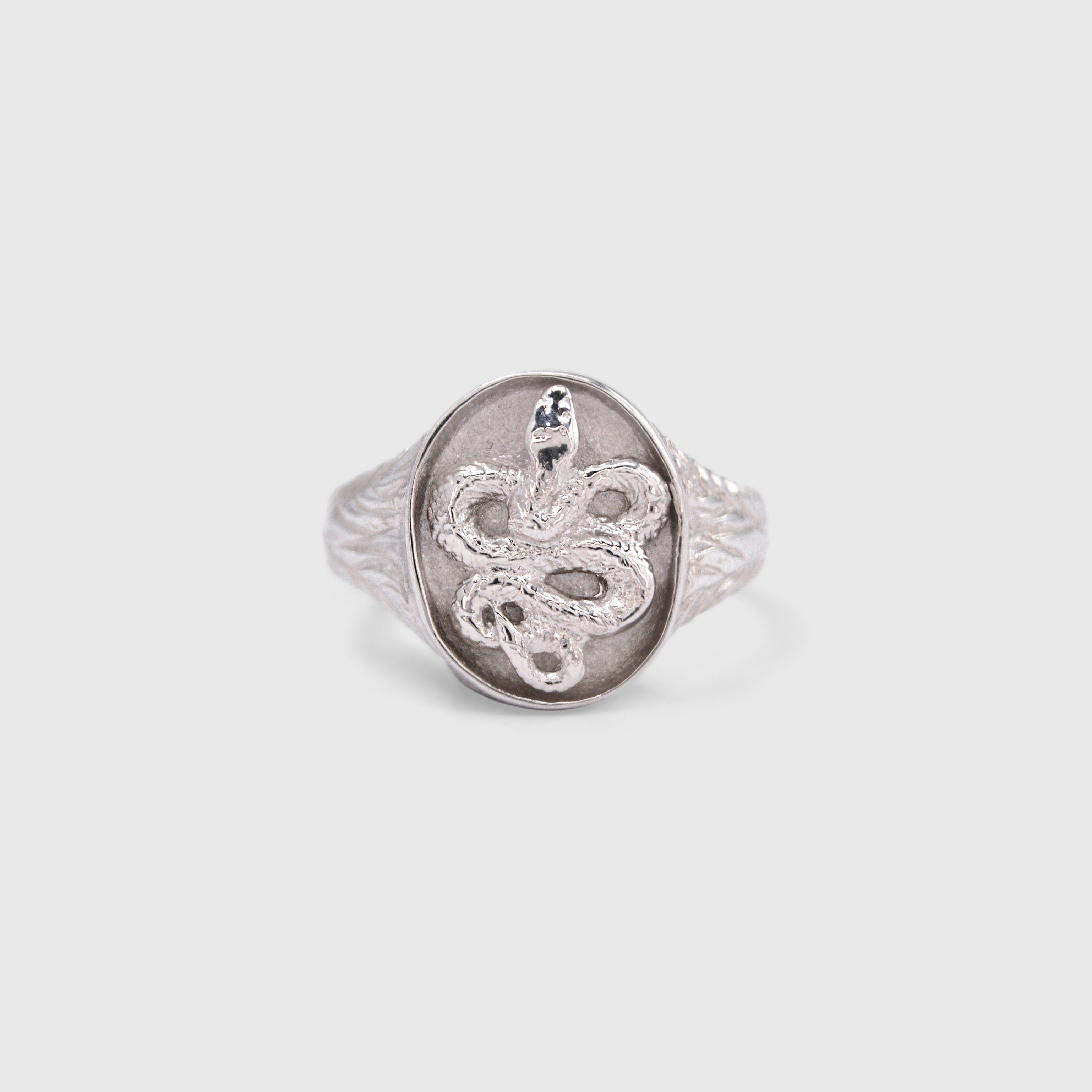 Snake Safari Signet Ring