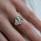 Snake Safari Signet Ring