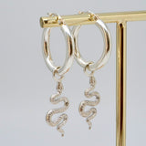 Serpent Hoop Charm