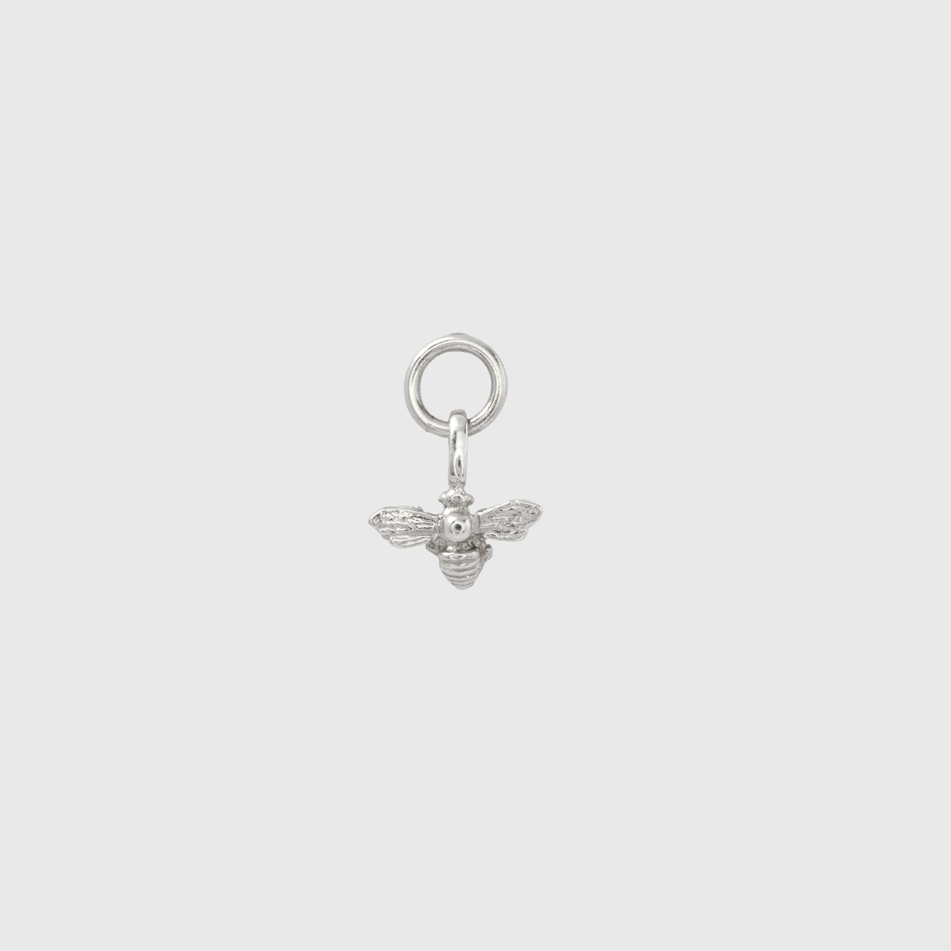 Tiny Bee Hoop Charm