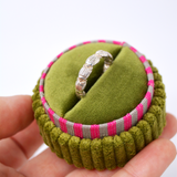 Tiny Beetle Eternity Ring
