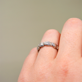 Tiny Beetle Eternity Ring
