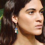 Lazuli Stack Hoop Charm