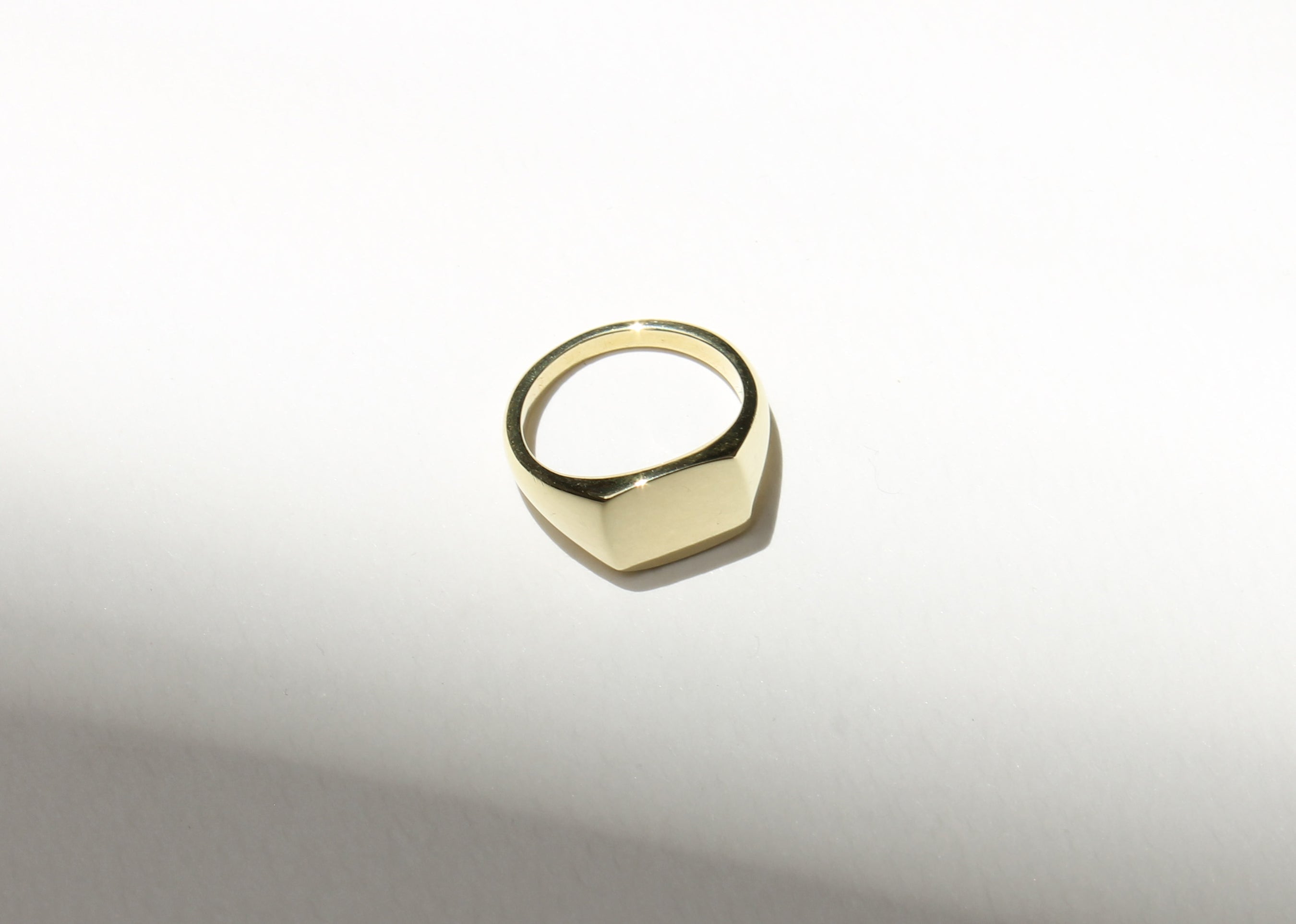 Mens Cushion Signet Ring – Anna Rosholt Jewellery