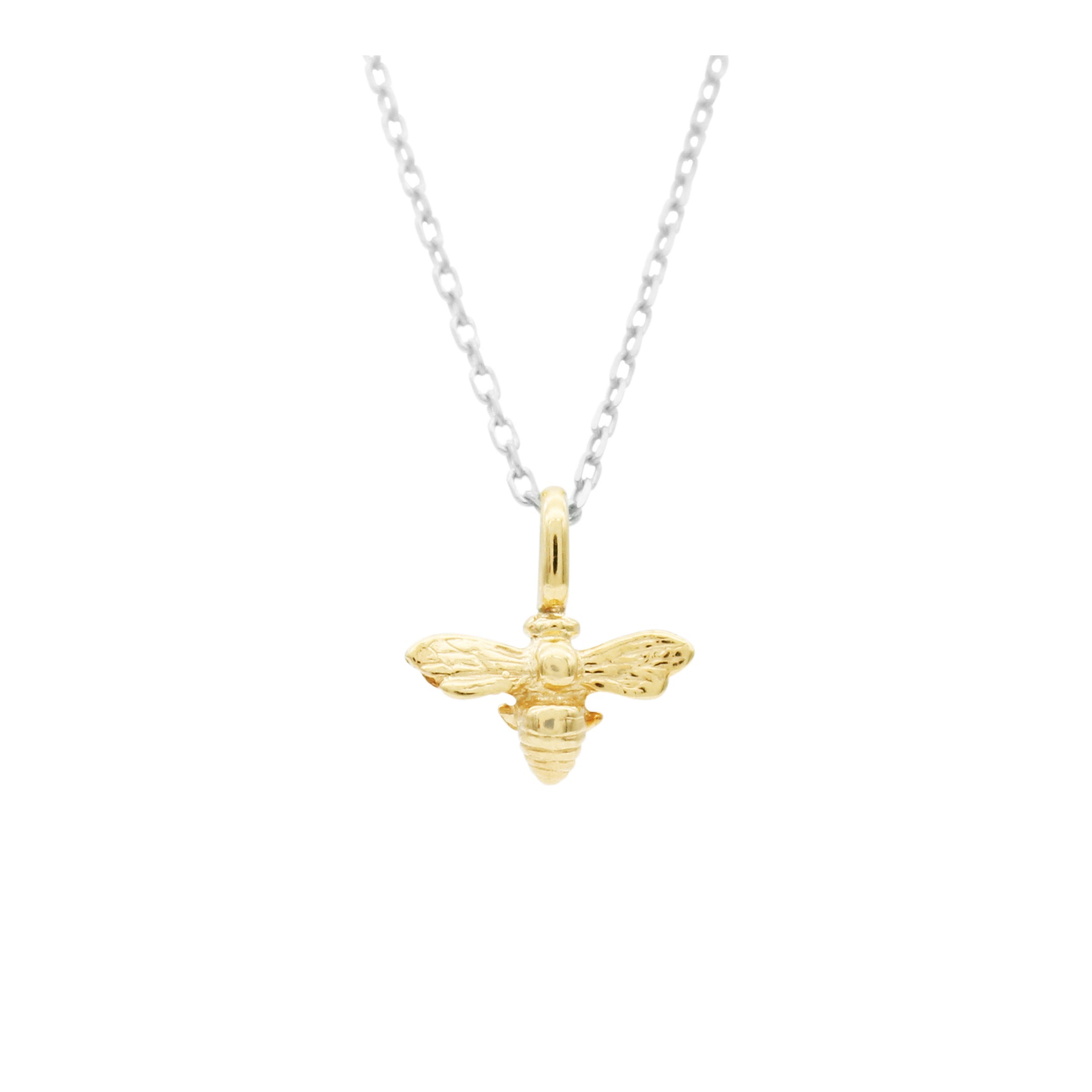 Tiny Bee Necklace – Anna Rosholt Jewellery - Main Image