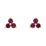 Trilogy Garnet Studs