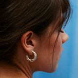 Smitten Hoops - Silver