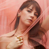 9ct Gold Totally Smitten Hoops
