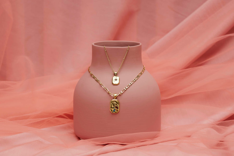 Baby Dearest Necklace - 9k Gold