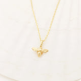 Tiny Bee Necklace