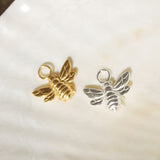 Queen Bee Hoop Charm