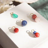 Shell Coral Hoop Charm