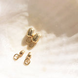 Tiny Beetle Hoop Charm