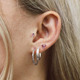 Trilogy Garnet Studs