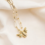 Queen Bee Hoop Charm