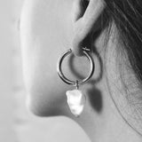Sterling Silver Mama Hoops