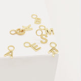 Alphabet Hoop Charm