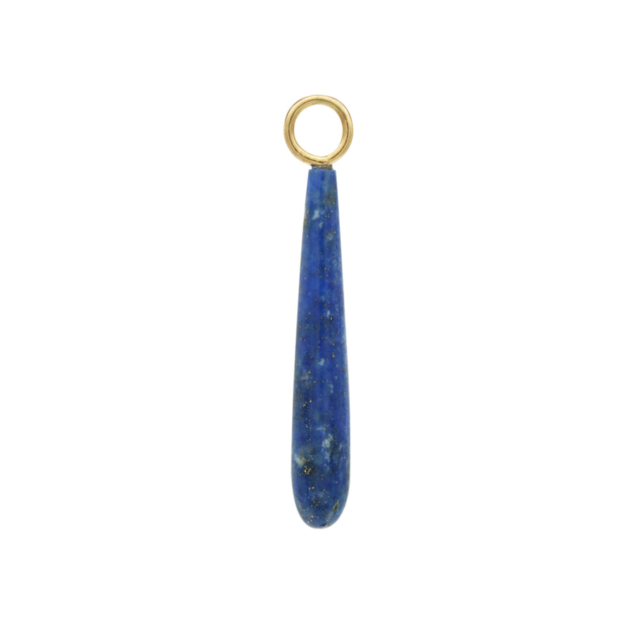 Lazuli Drop Hoop Charm
