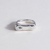 Silver Ride-or-Die Signet Ring