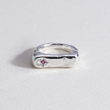 Silver Ride-or-Die Signet Ring