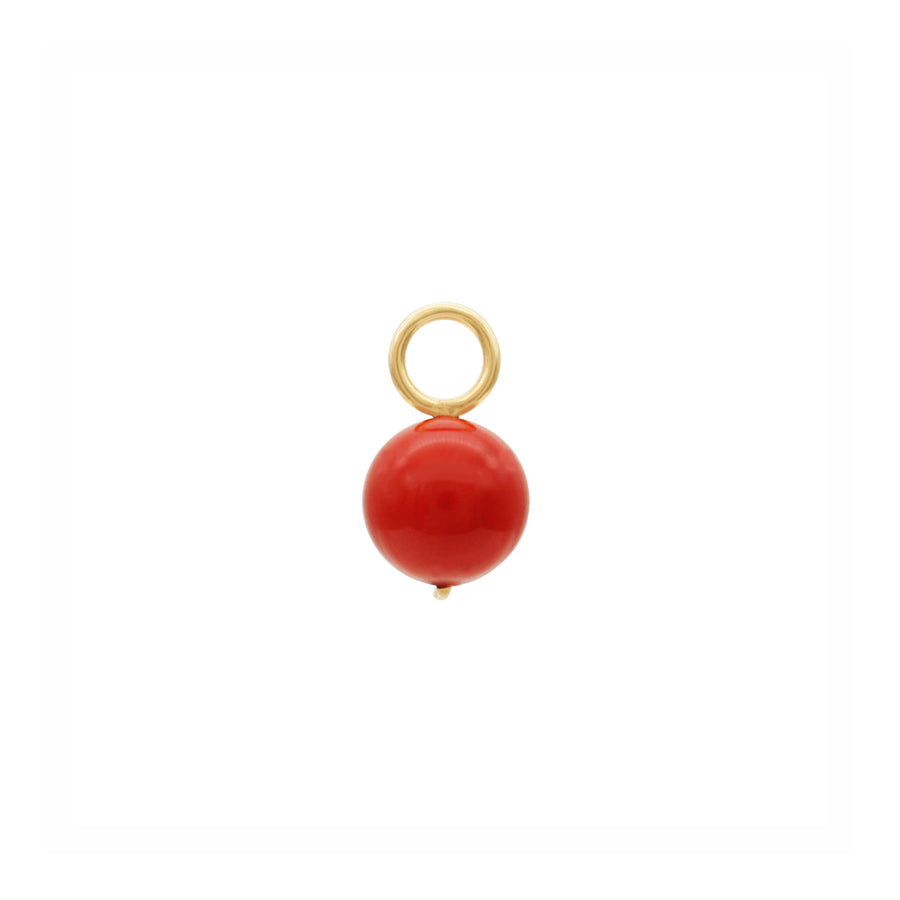 Shell Coral Hoop Charm
