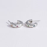 Smitten Hoops - Silver
