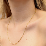 9ct Gold Paperclip Chain