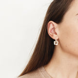 Half Moon Hoop Charm